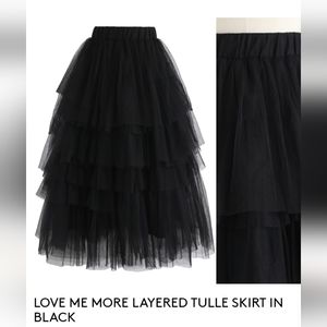 Love Me More Layered Tulle Skirt